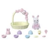 Le Coffret De Pâques Et Bébé Lapin Blanc