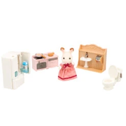 Le Set D'ameublement Pour Cosy Cottage Et Maman Lapin Chocolat