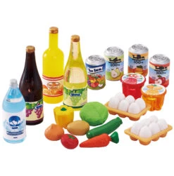 Le Set De Nourriture - Boissons Et Légumes