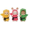 Le Trio Des Bébés En Costumes De Ninja