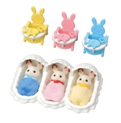 Les Triplés Lapin Chocolat Et Accessoires Puériculture